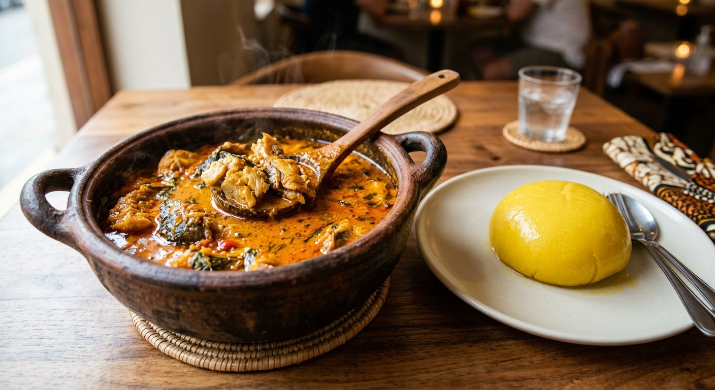 Authentic Delta/Edo Banga Palm Nut Soup